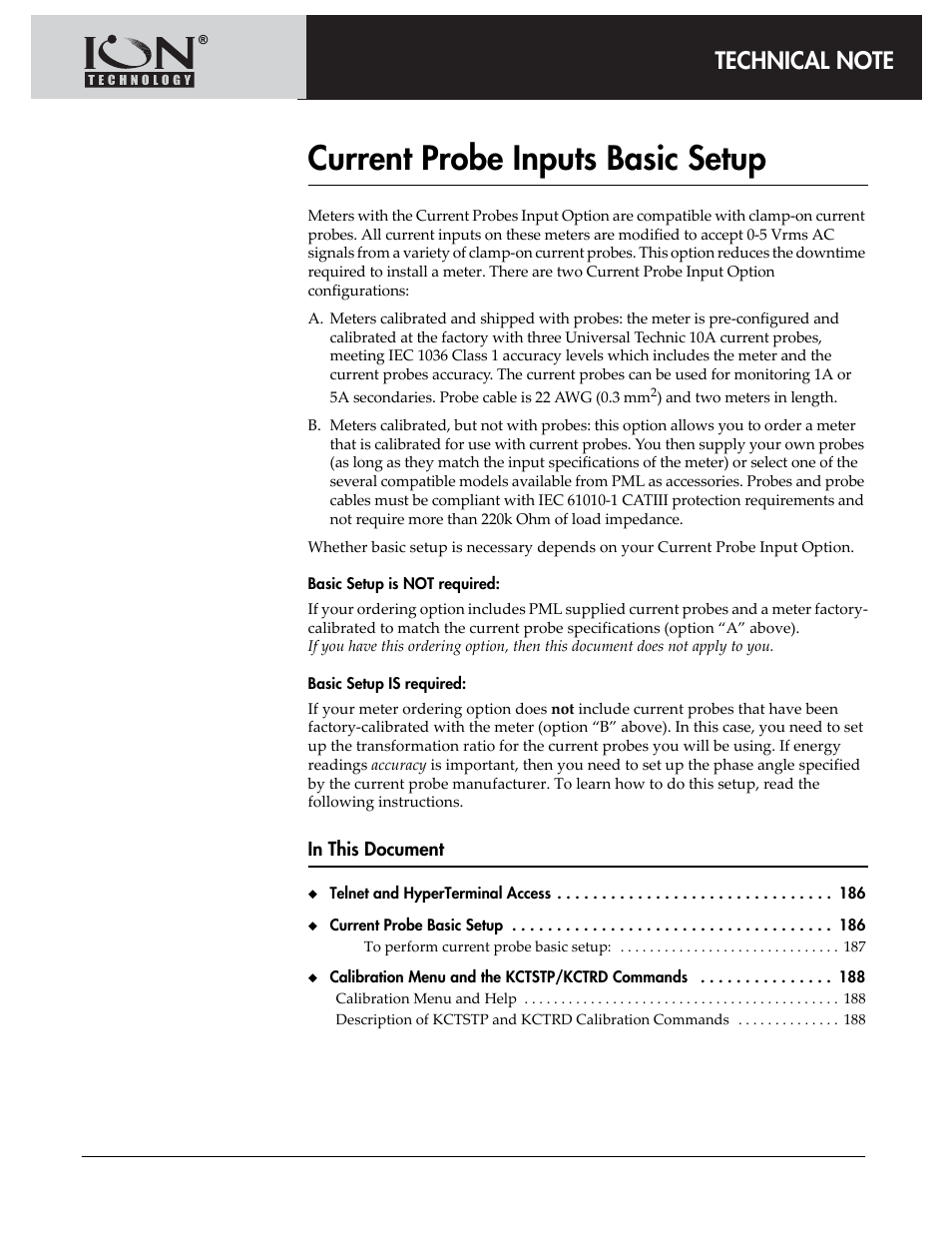 Current probe inputs basic setup | Multi-Tech Systems 7500 User Manual | Page 185 / 372