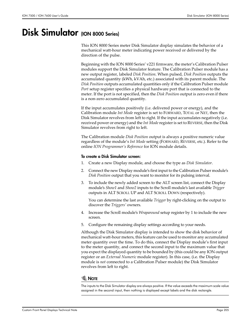 Disk simulator (ion 8000 series), Disk simulator, Ion 8000 series) | Multi-Tech Systems 7500 User Manual | Page 205 / 372
