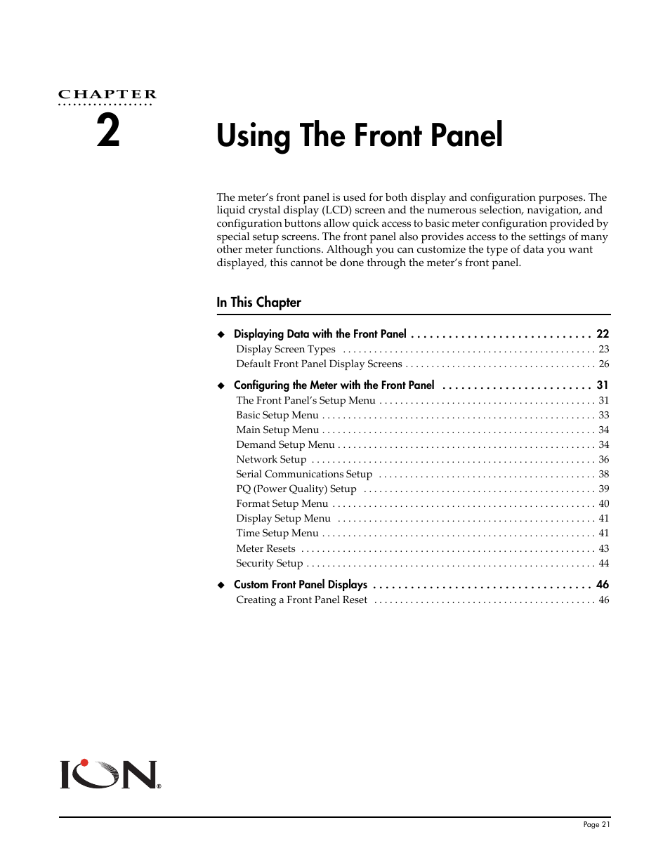 2 using the front panel, Chapter 2, Using the front panel | Multi-Tech Systems 7500 User Manual | Page 21 / 372