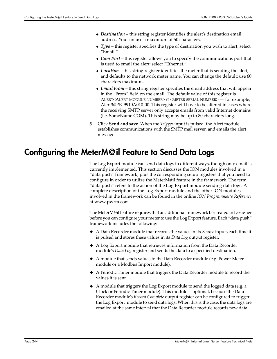 Multi-Tech Systems 7500 User Manual | Page 244 / 372