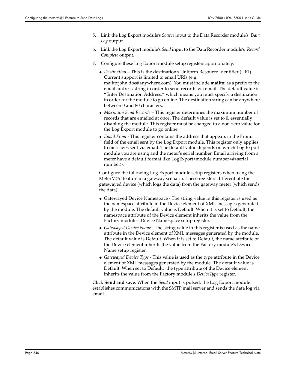 Multi-Tech Systems 7500 User Manual | Page 246 / 372