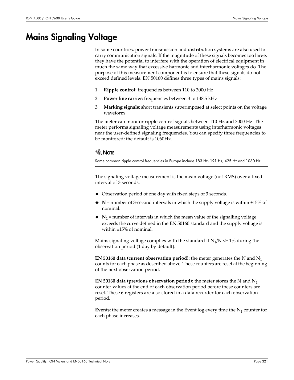Mains signaling voltage | Multi-Tech Systems 7500 User Manual | Page 321 / 372