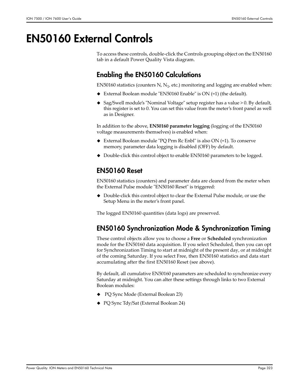 En50160 external controls | Multi-Tech Systems 7500 User Manual | Page 323 / 372