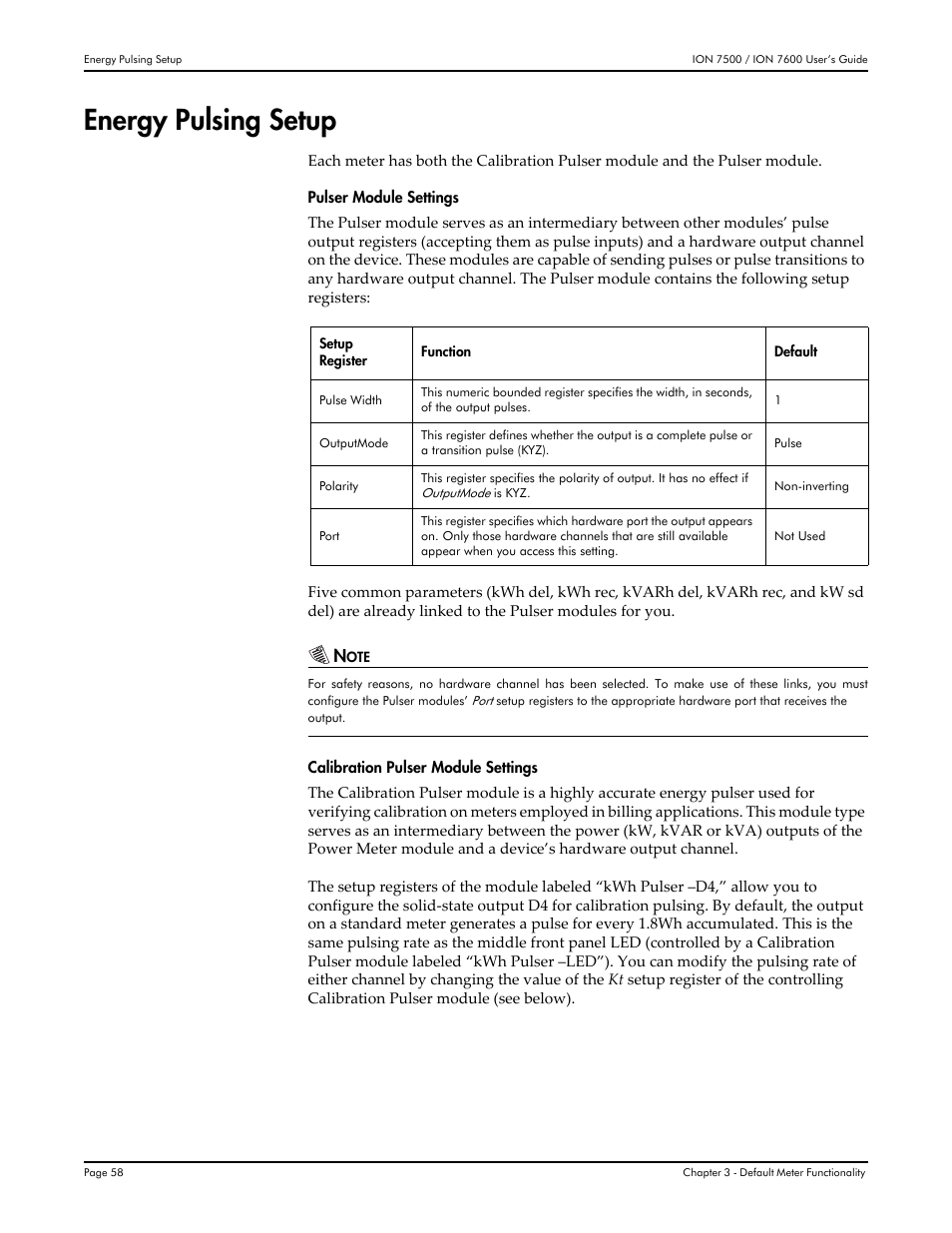 Energy pulsing setup | Multi-Tech Systems 7500 User Manual | Page 58 / 372