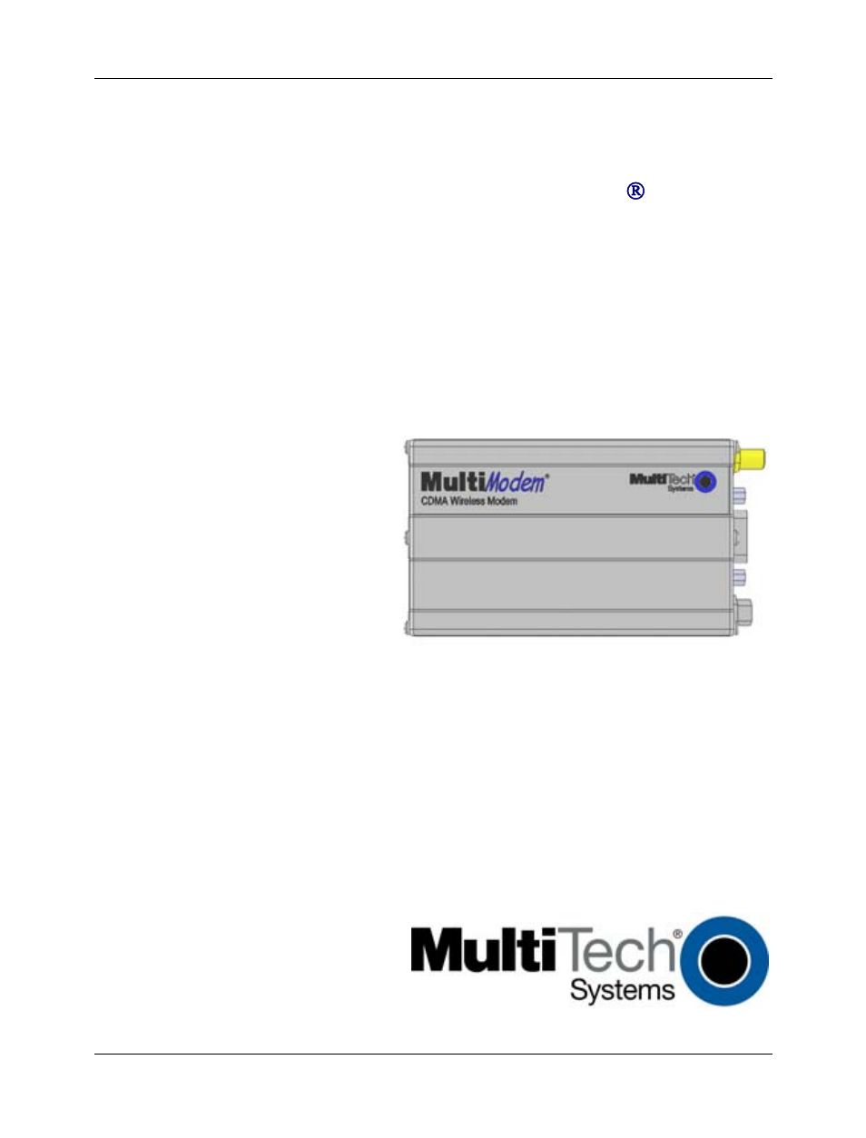 Multi-Tech Systems MTCBA-C User Manual | 8 pages