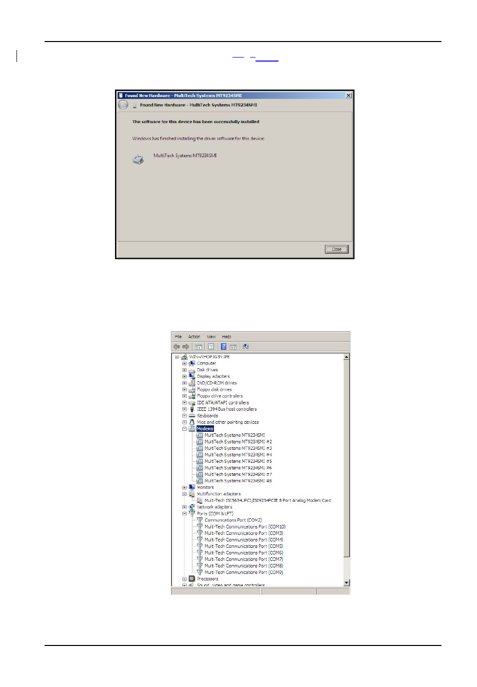 Multi-Tech Systems INTELLIGENT SERIAL INTERFACE ISI9234PCIE User Manual | Page 12 / 18