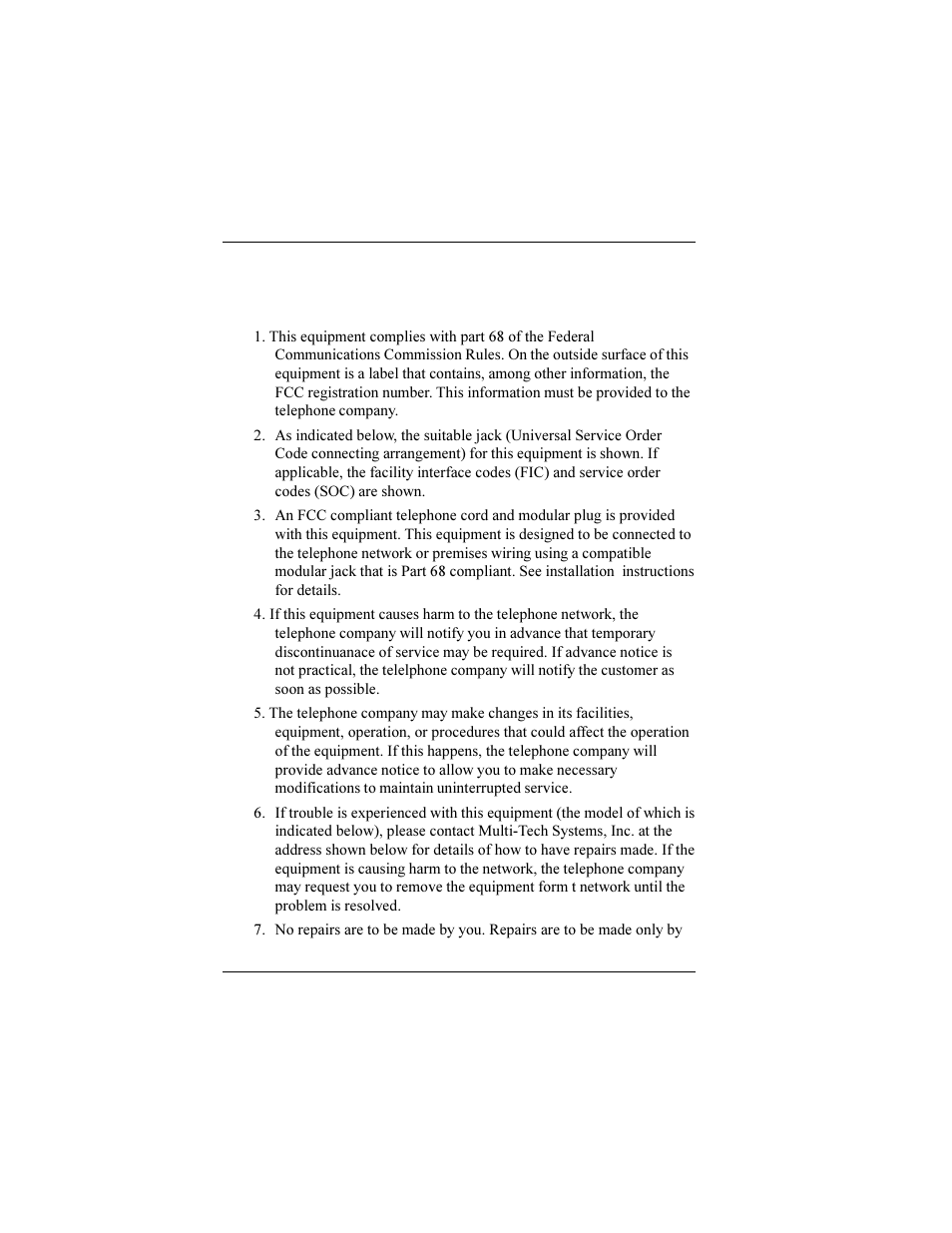 Regulatory agency information | Multi-Tech Systems ISIHP-2U User Manual | Page 148 / 155