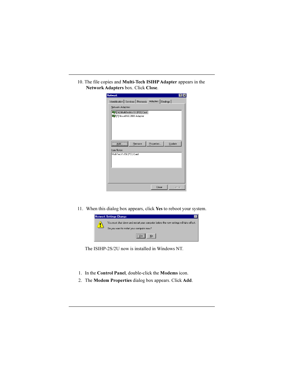 Multi-Tech Systems ISIHP-2U User Manual | Page 24 / 155