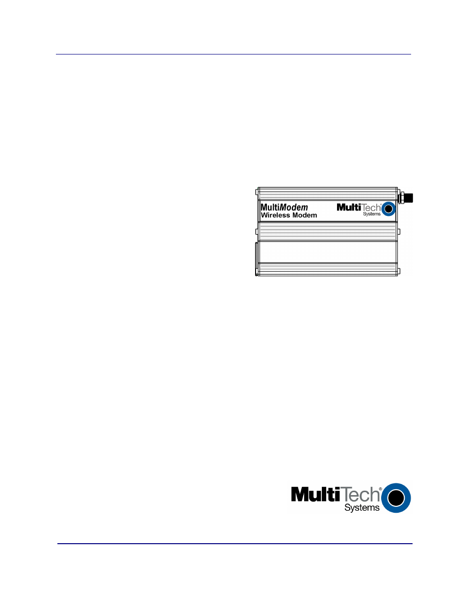Multi-Tech Systems MULTIMODEM MTCBA-G-U-F4 User Manual | 33 pages