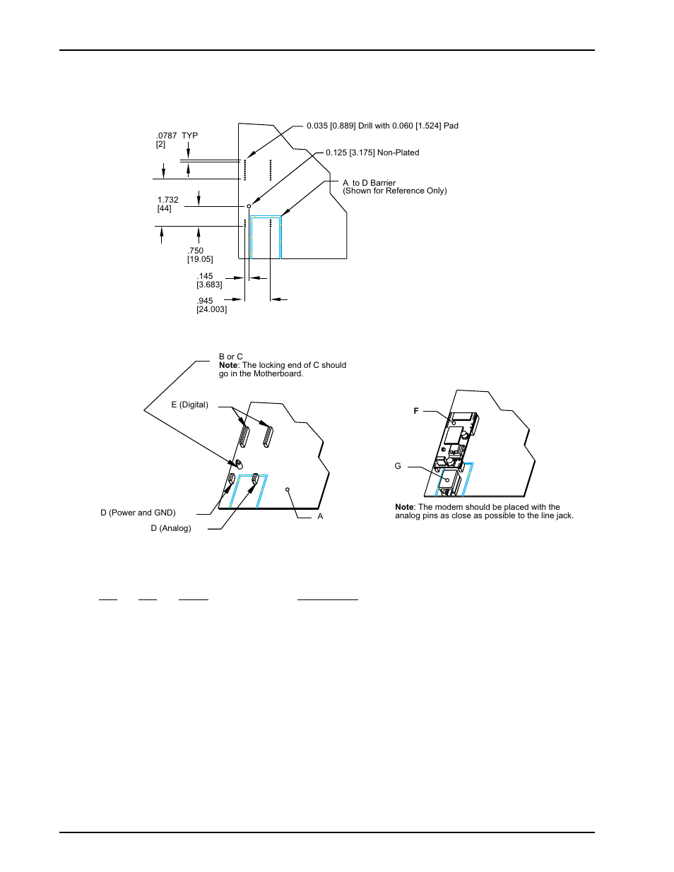 Mt3334smi placement | Multi-Tech Systems Modem Module MT3334SMI User Manual | Page 16 / 74