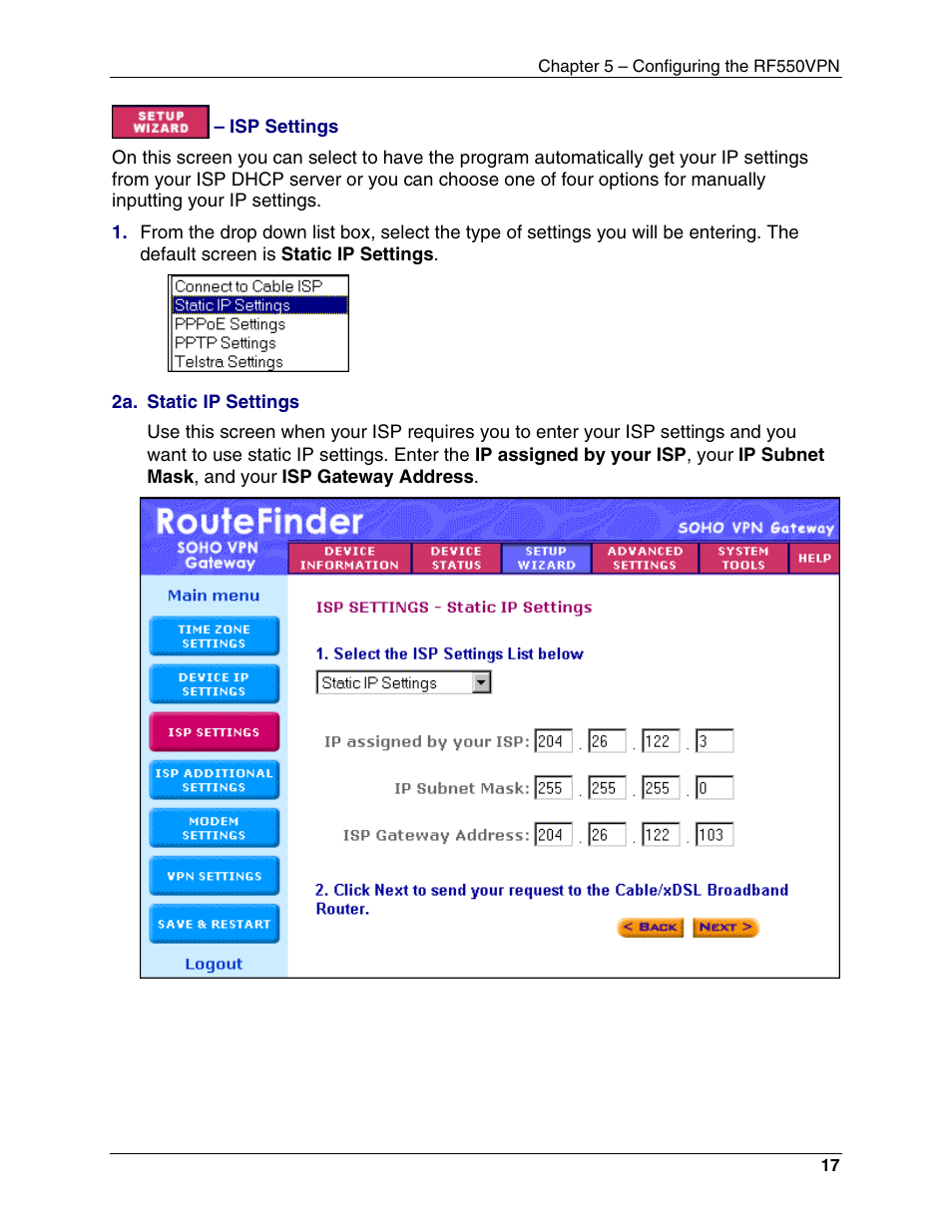 Multi-Tech Systems RouteFinder RF550VPN User Manual | Page 21 / 32
