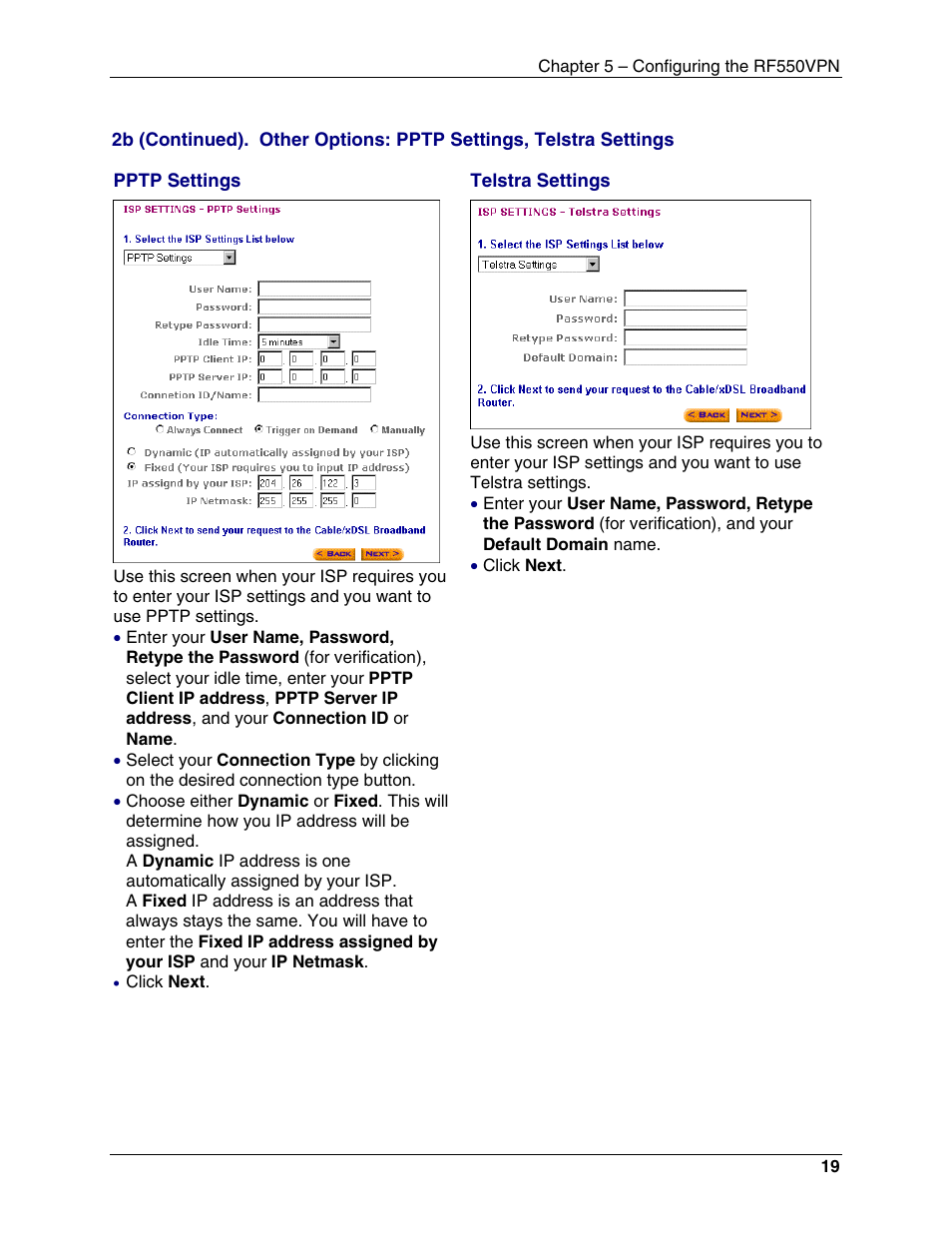 Multi-Tech Systems RouteFinder RF550VPN User Manual | Page 23 / 32