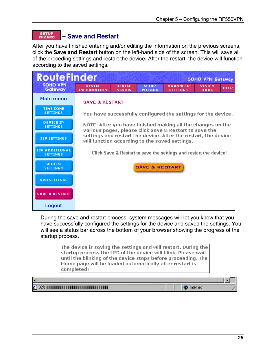 Multi-Tech Systems RouteFinder RF550VPN User Manual | Page 29 / 32