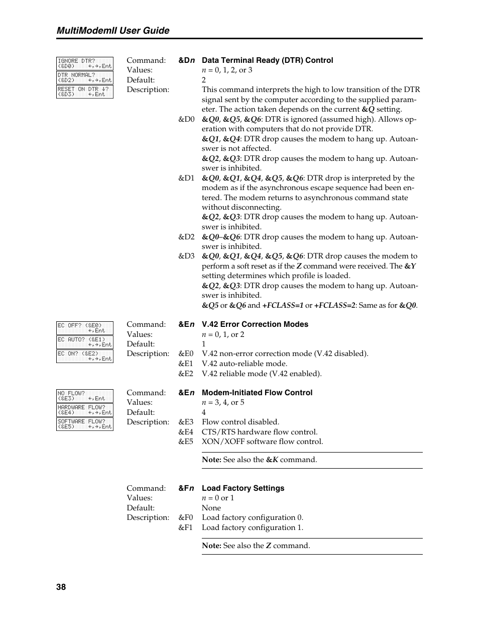 Multimodemii user guide | Multi-Tech Systems MT5600BL User Manual | Page 46 / 118