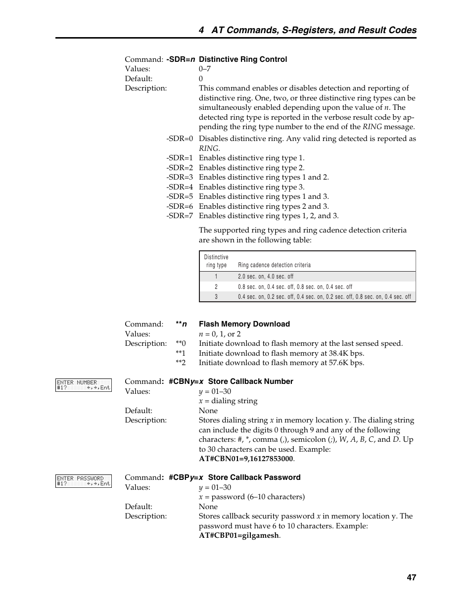 4 at commands, s-registers, and result codes | Multi-Tech Systems MT5600BL User Manual | Page 55 / 118