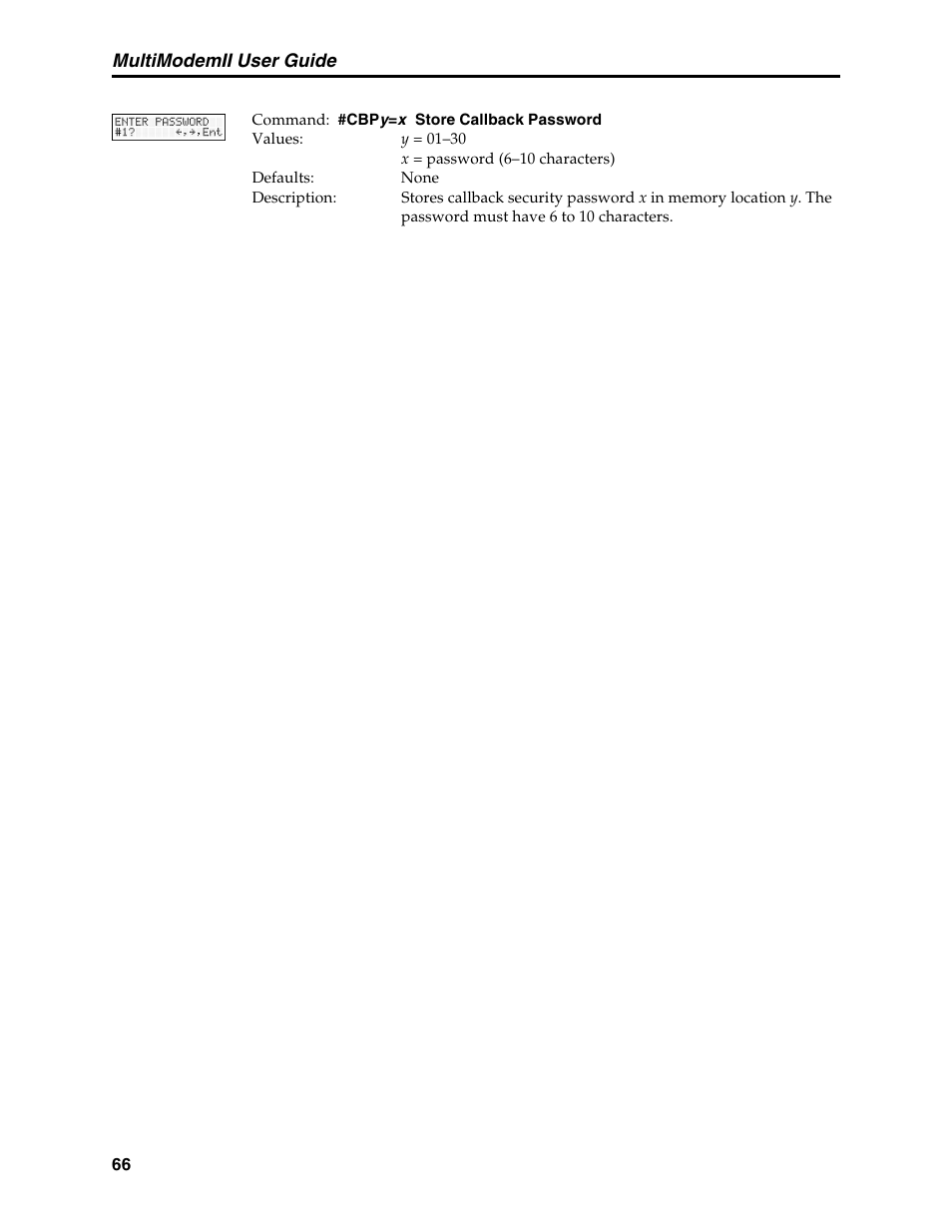 Multimodemii user guide | Multi-Tech Systems MT5600BL User Manual | Page 74 / 118