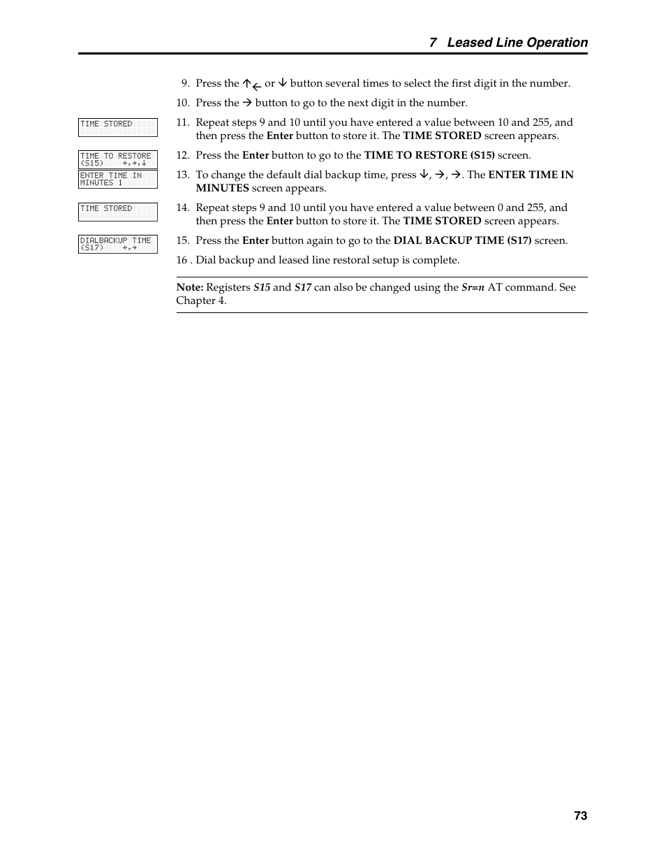 7 leased line operation | Multi-Tech Systems MT5600BL User Manual | Page 81 / 118