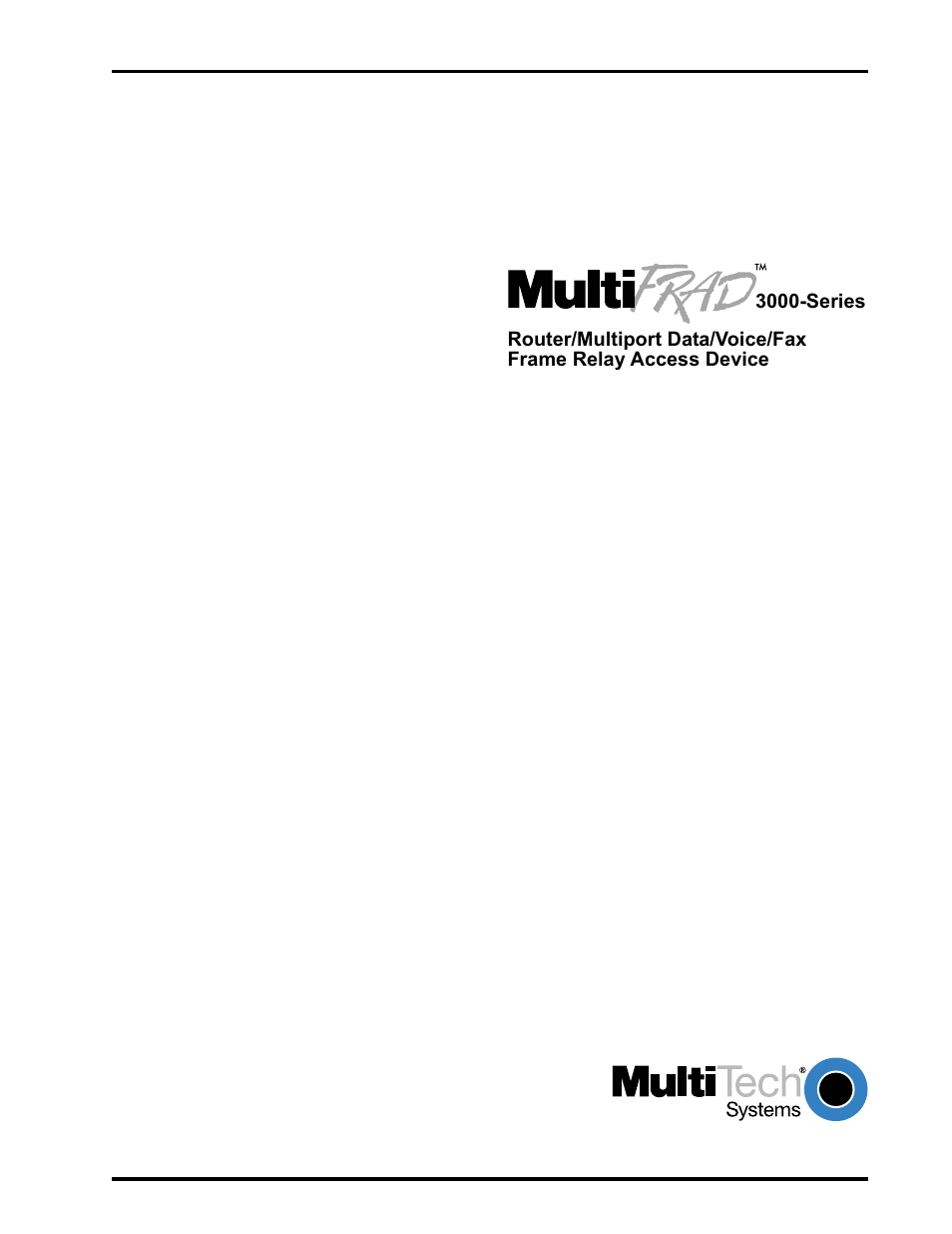 Chapter 3 - software loading and configuration, Chapter 3 | Multi-Tech Systems FR3060 User Manual | Page 19 / 105