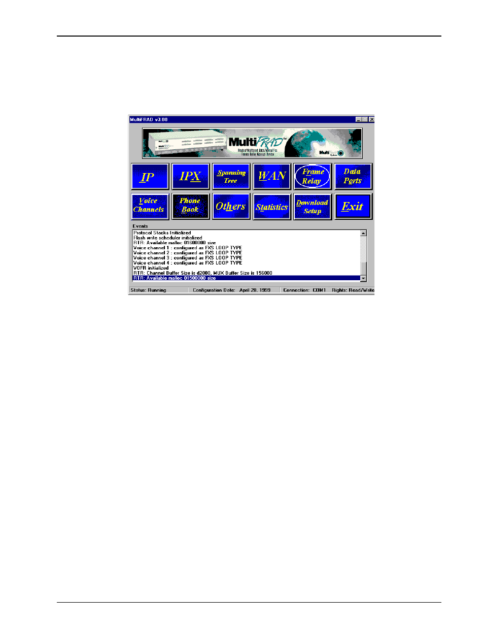 Multifrad configuration | Multi-Tech Systems FR3060 User Manual | Page 39 / 105