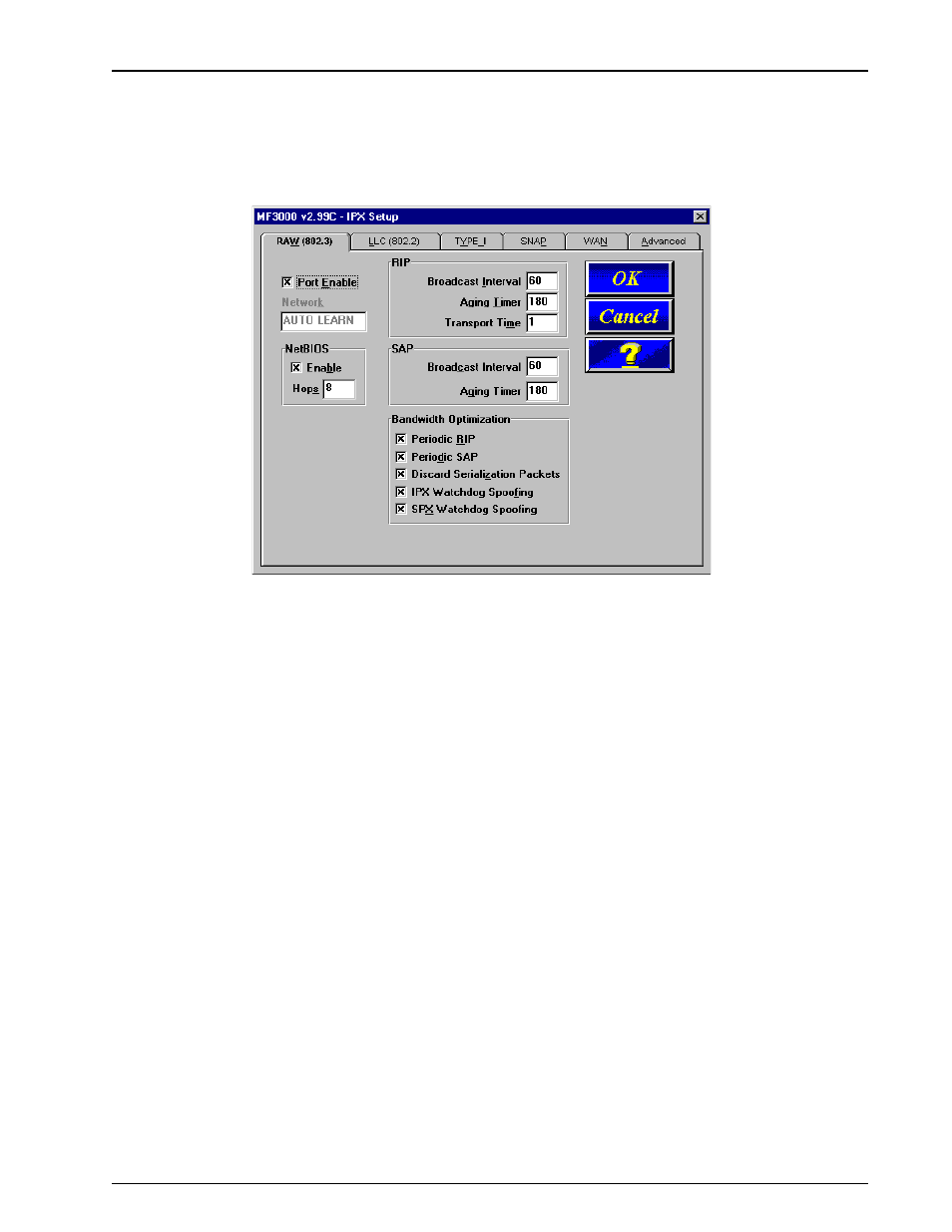 Changing ipx parameters | Multi-Tech Systems FR3060 User Manual | Page 43 / 105