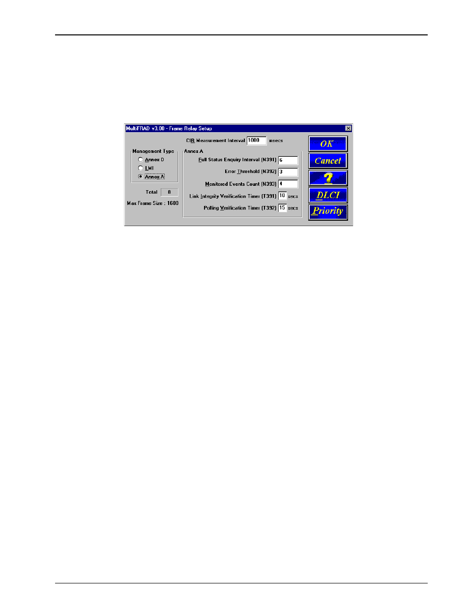 Frame relay setup | Multi-Tech Systems FR3060 User Manual | Page 49 / 105