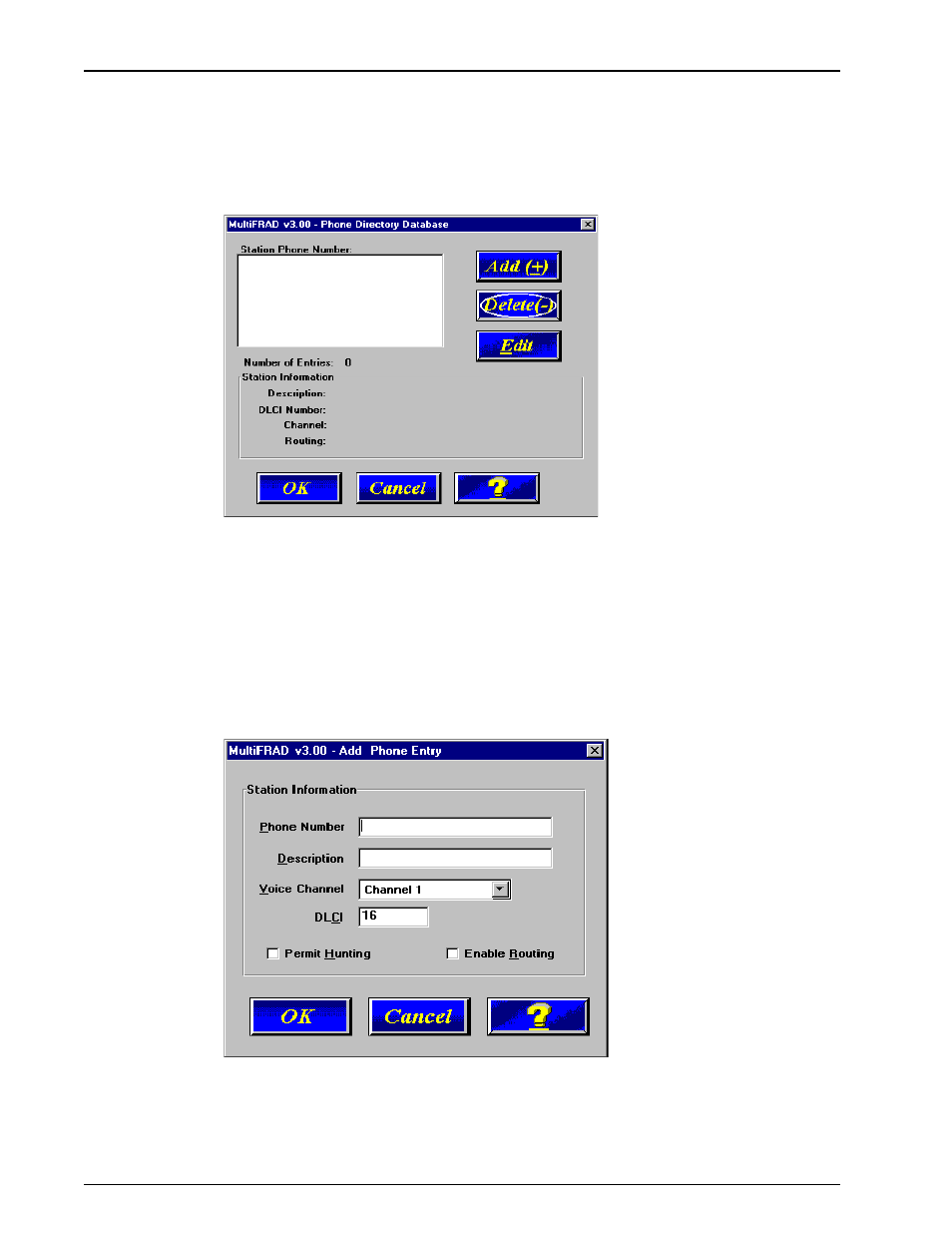 Changing the phone directory database | Multi-Tech Systems FR3060 User Manual | Page 58 / 105