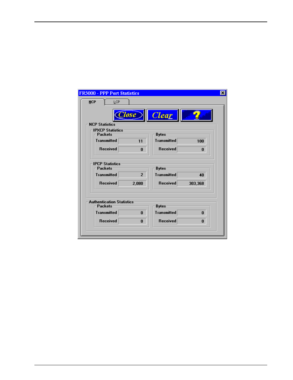 Ppp statistics | Multi-Tech Systems FR3060 User Manual | Page 65 / 105