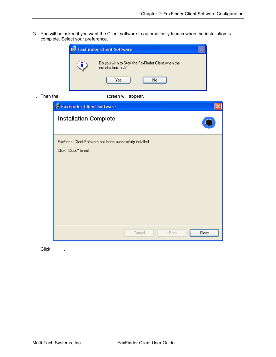 Multi-Tech Systems FaxFinder V.34 Fax Servers FF Model Series User Manual | Page 10 / 96