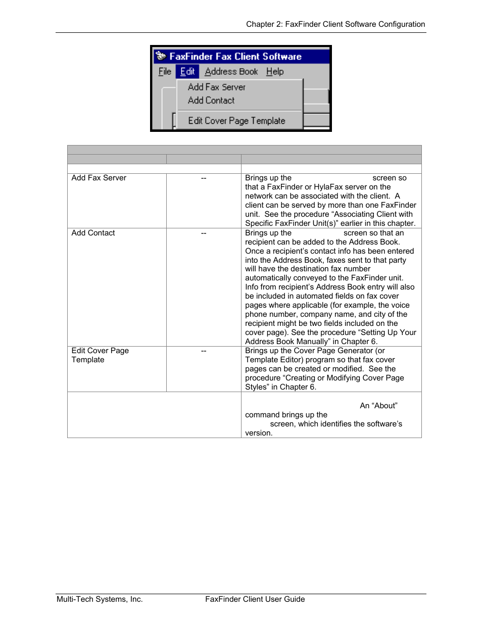 Multi-Tech Systems FaxFinder V.34 Fax Servers FF Model Series User Manual | Page 22 / 96
