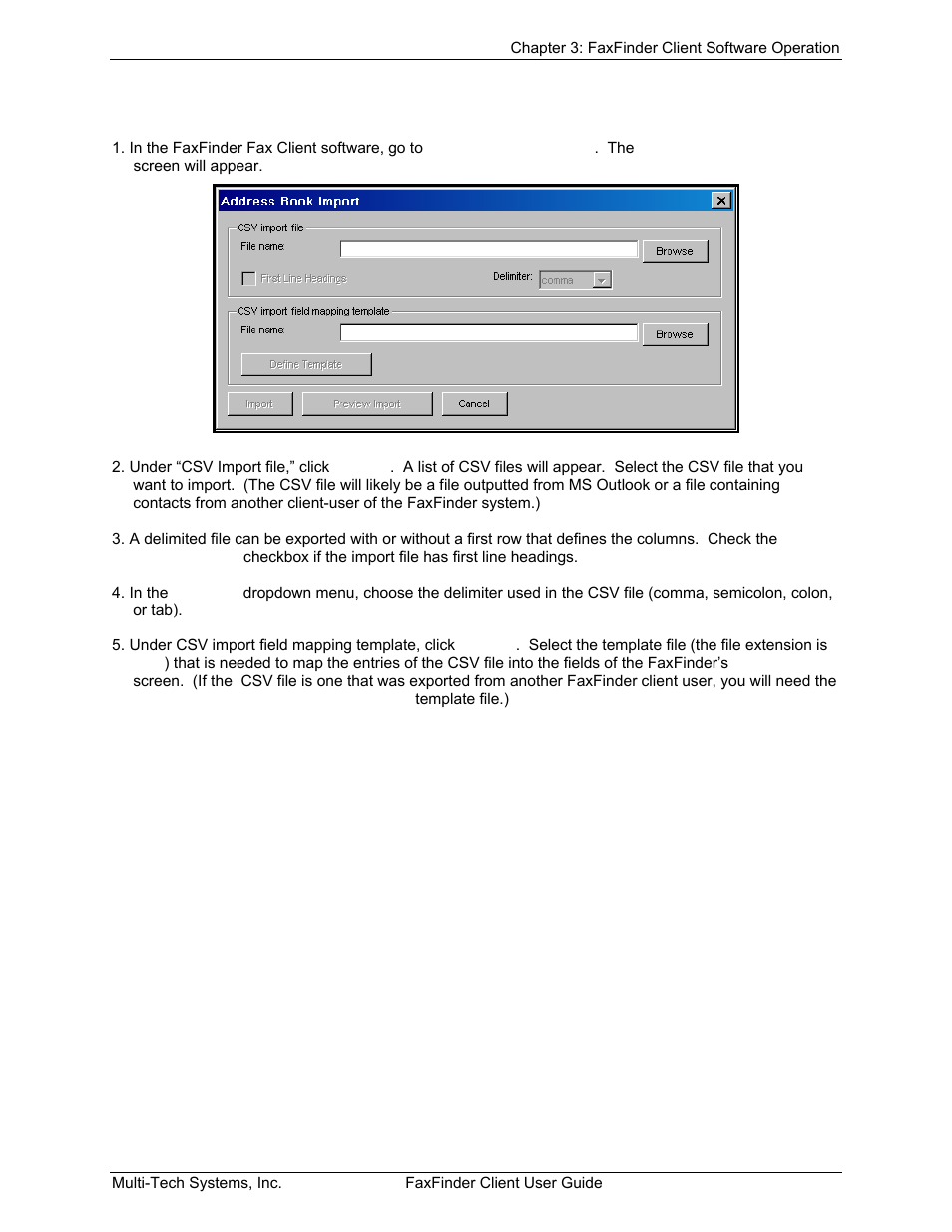 Multi-Tech Systems FaxFinder V.34 Fax Servers FF Model Series User Manual | Page 63 / 96