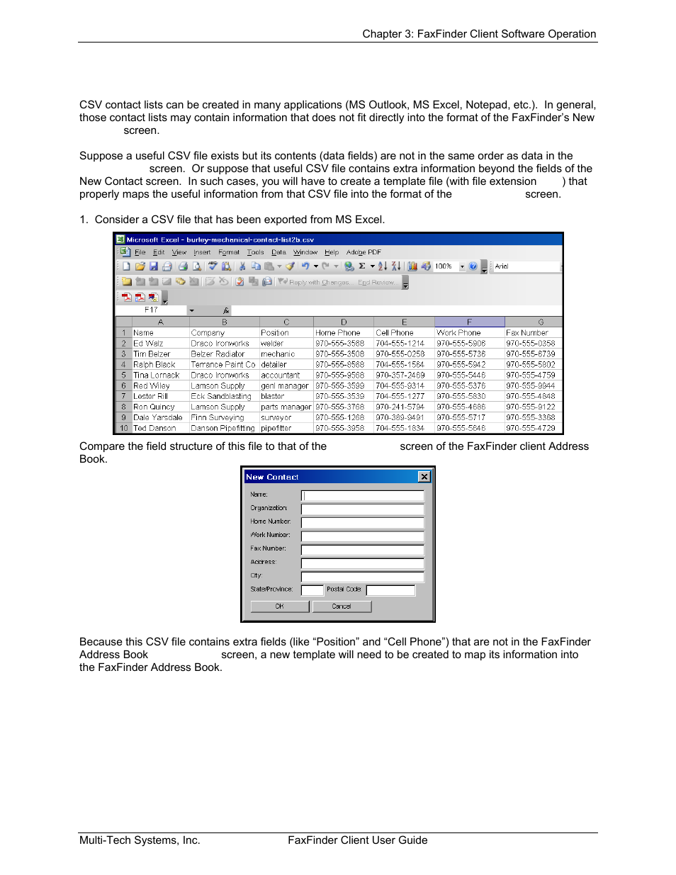 Multi-Tech Systems FaxFinder V.34 Fax Servers FF Model Series User Manual | Page 66 / 96