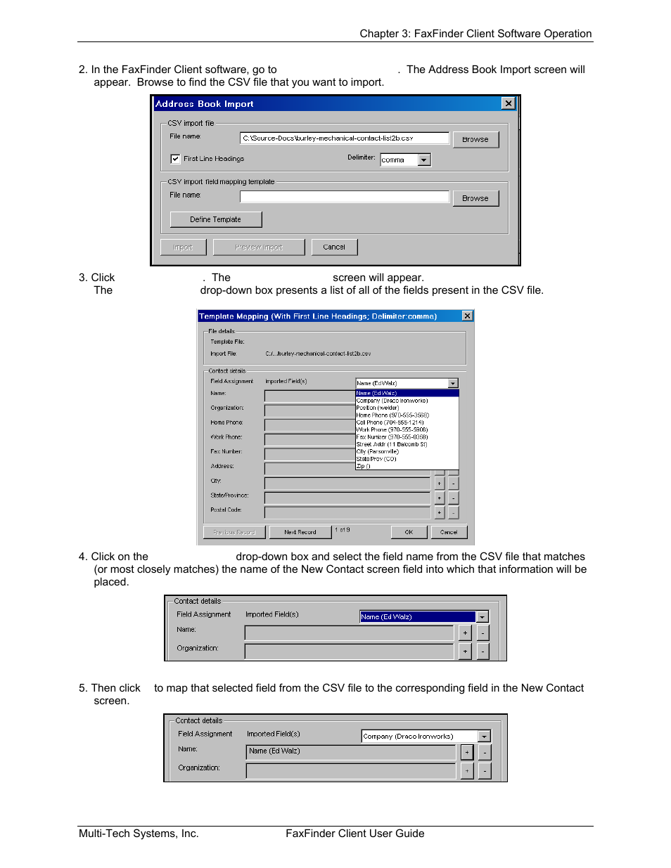 Multi-Tech Systems FaxFinder V.34 Fax Servers FF Model Series User Manual | Page 67 / 96