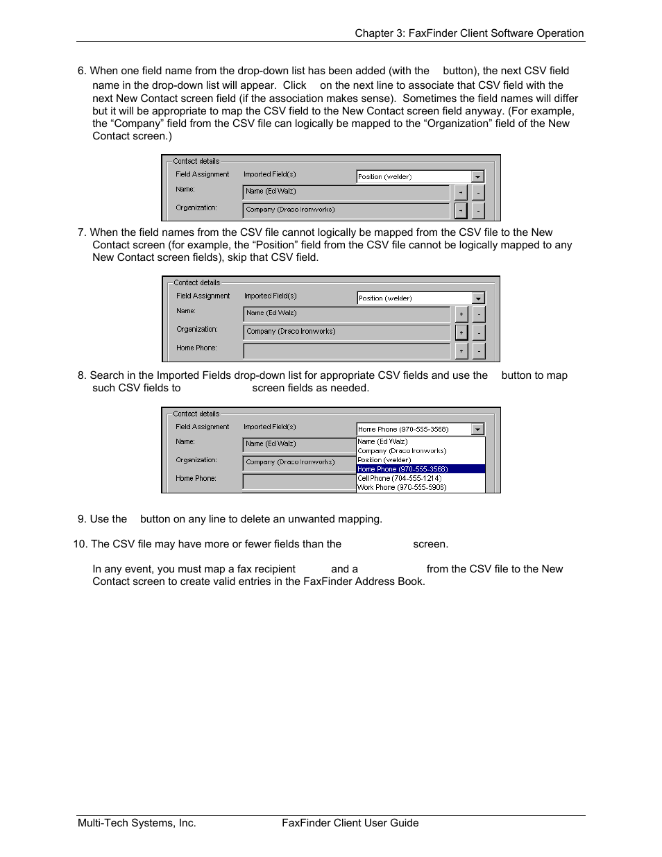 Multi-Tech Systems FaxFinder V.34 Fax Servers FF Model Series User Manual | Page 68 / 96
