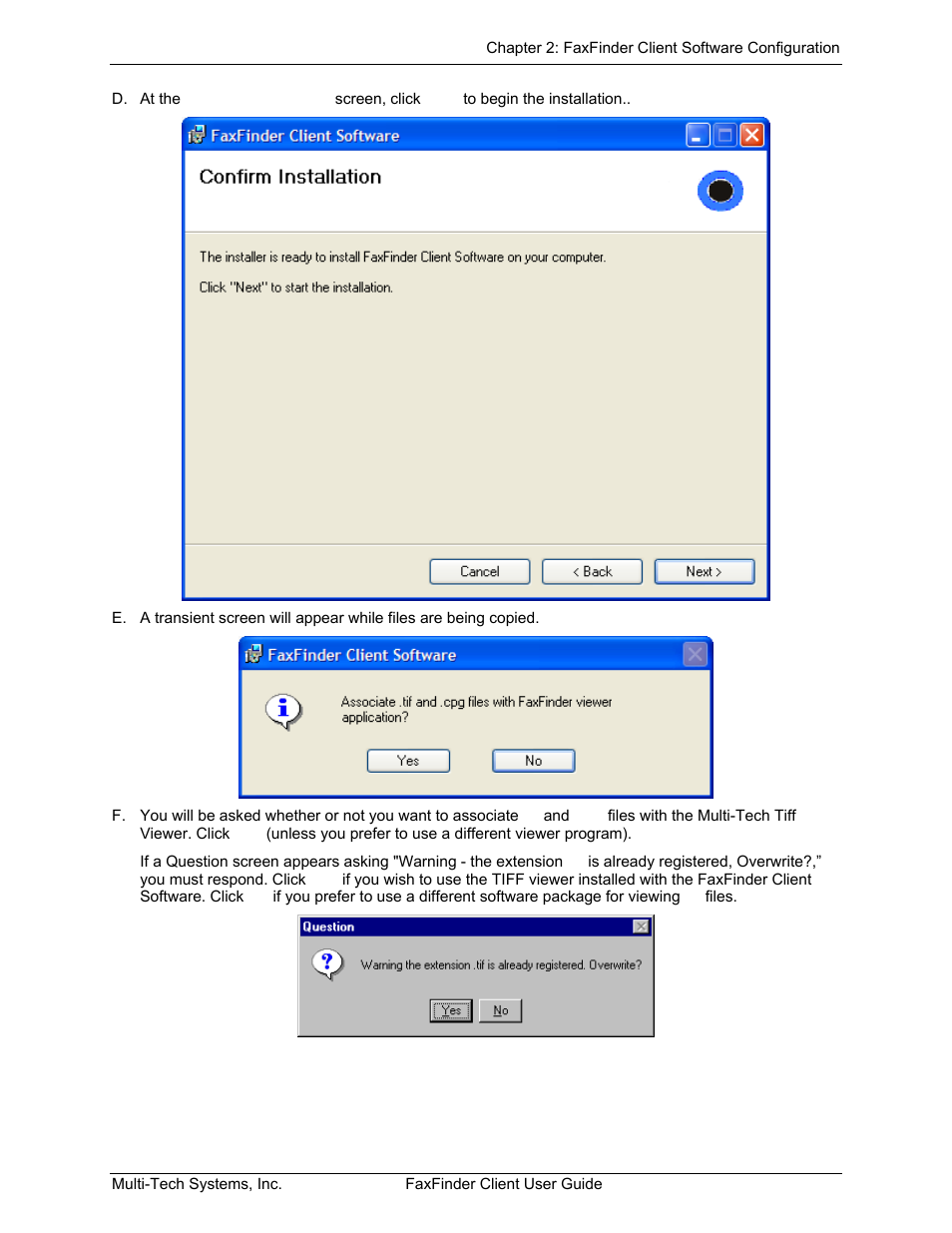 Multi-Tech Systems FaxFinder V.34 Fax Servers FF Model Series User Manual | Page 9 / 96