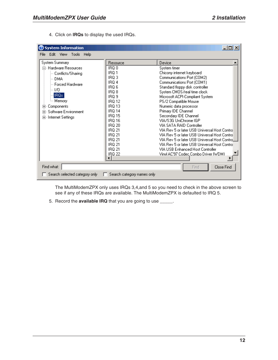 Multi-Tech Systems MT5634ZPX-V.92-ISA User Manual | Page 12 / 51