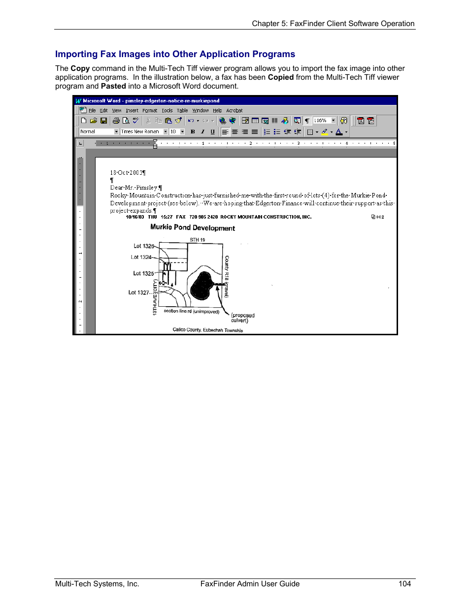 Multi-Tech Systems FAX FINDER FF220 User Manual | Page 104 / 205