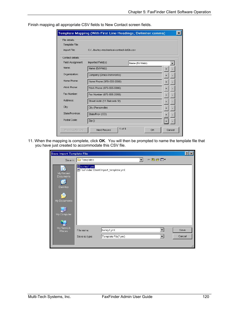 Multi-Tech Systems FAX FINDER FF220 User Manual | Page 120 / 205
