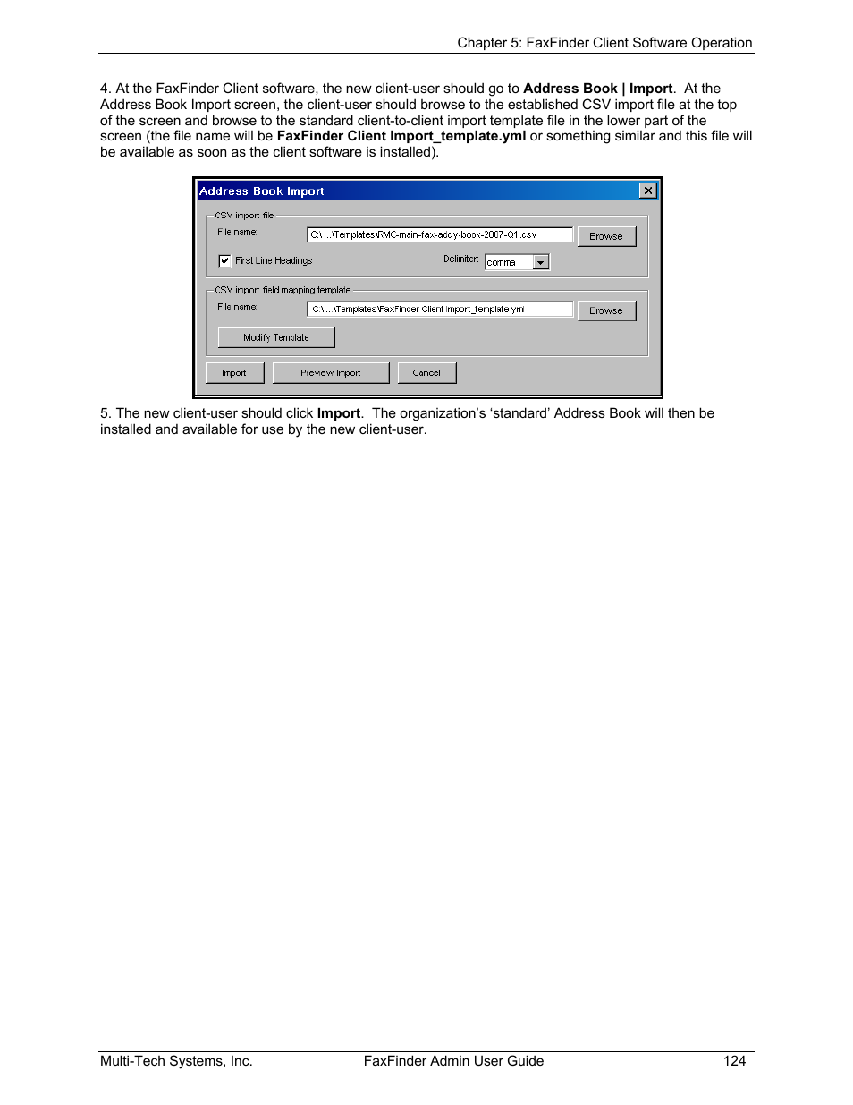 Multi-Tech Systems FAX FINDER FF220 User Manual | Page 124 / 205