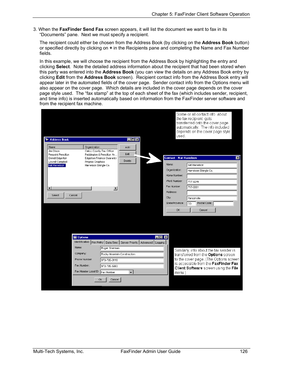 Multi-Tech Systems FAX FINDER FF220 User Manual | Page 126 / 205