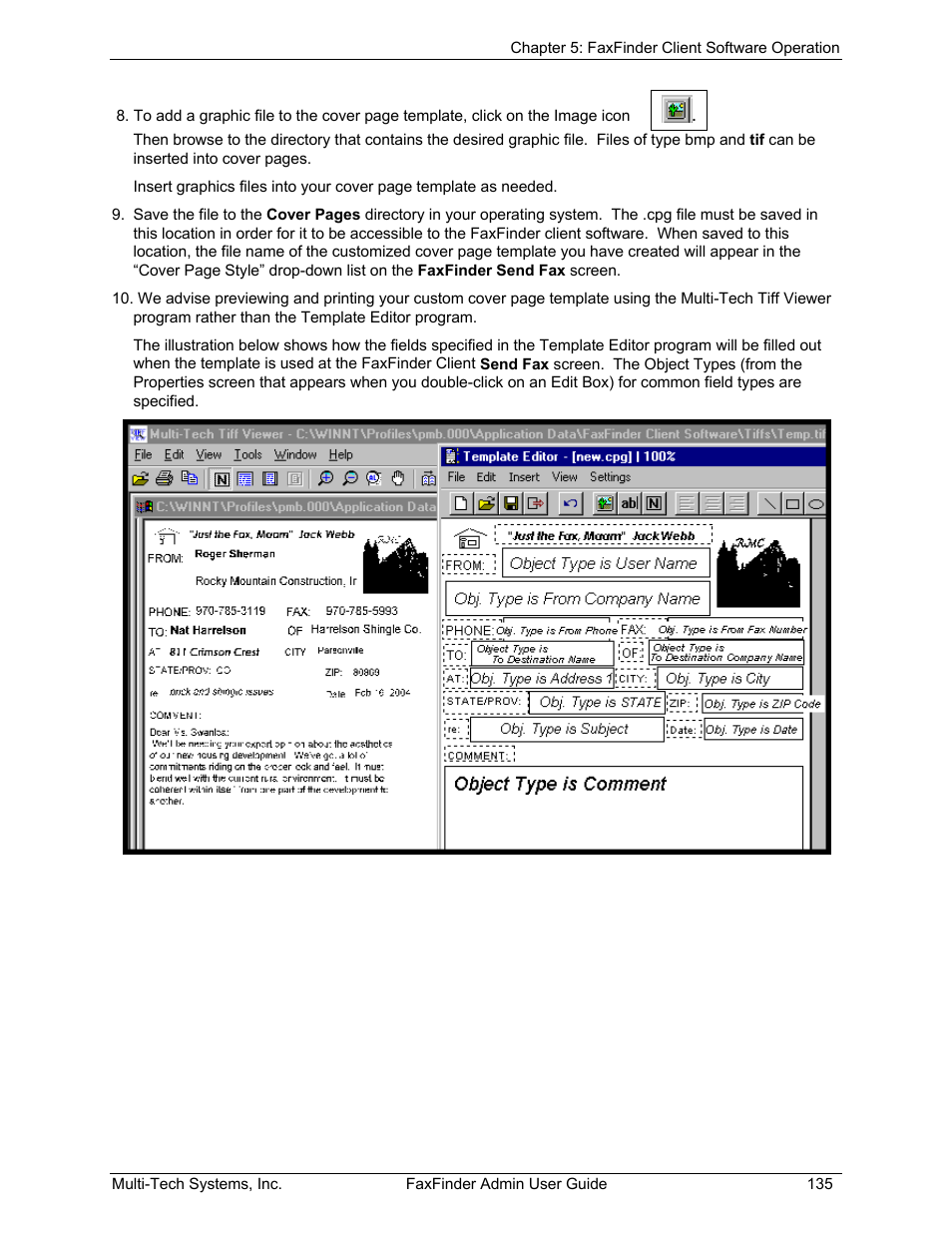 Multi-Tech Systems FAX FINDER FF220 User Manual | Page 135 / 205