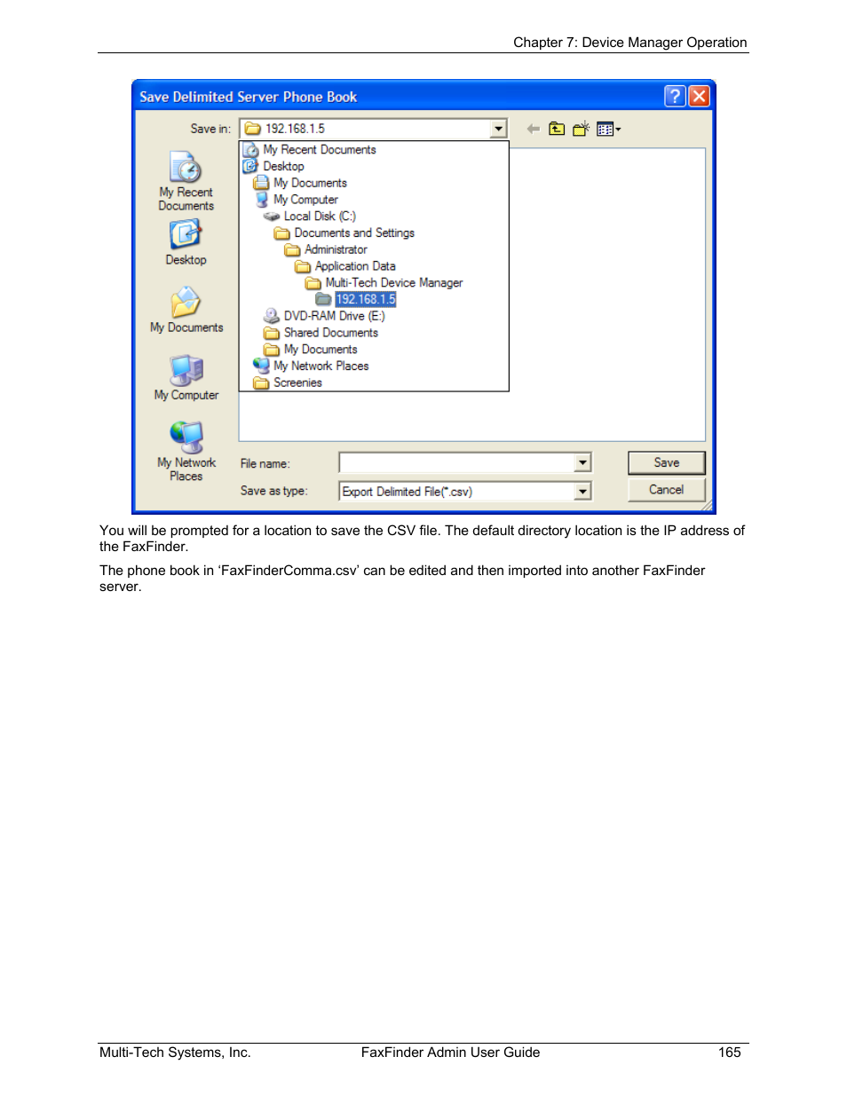 Multi-Tech Systems FAX FINDER FF220 User Manual | Page 165 / 205