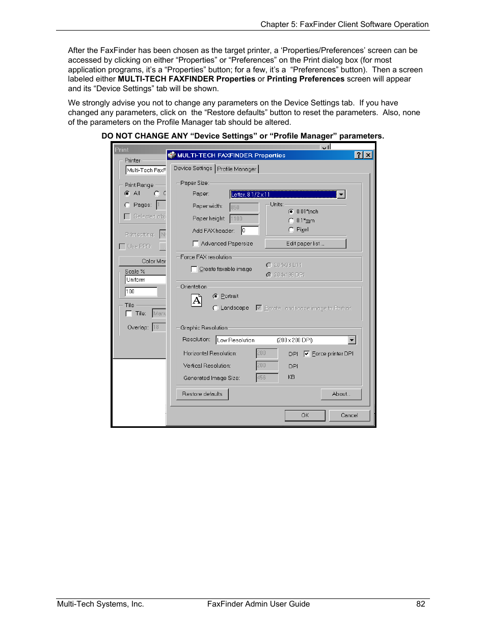 Multi-Tech Systems FAX FINDER FF220 User Manual | Page 82 / 205