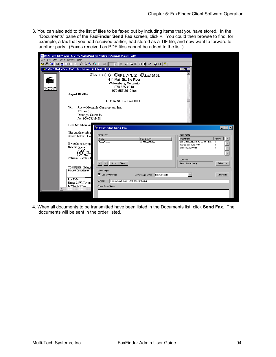 Multi-Tech Systems FAX FINDER FF220 User Manual | Page 94 / 205
