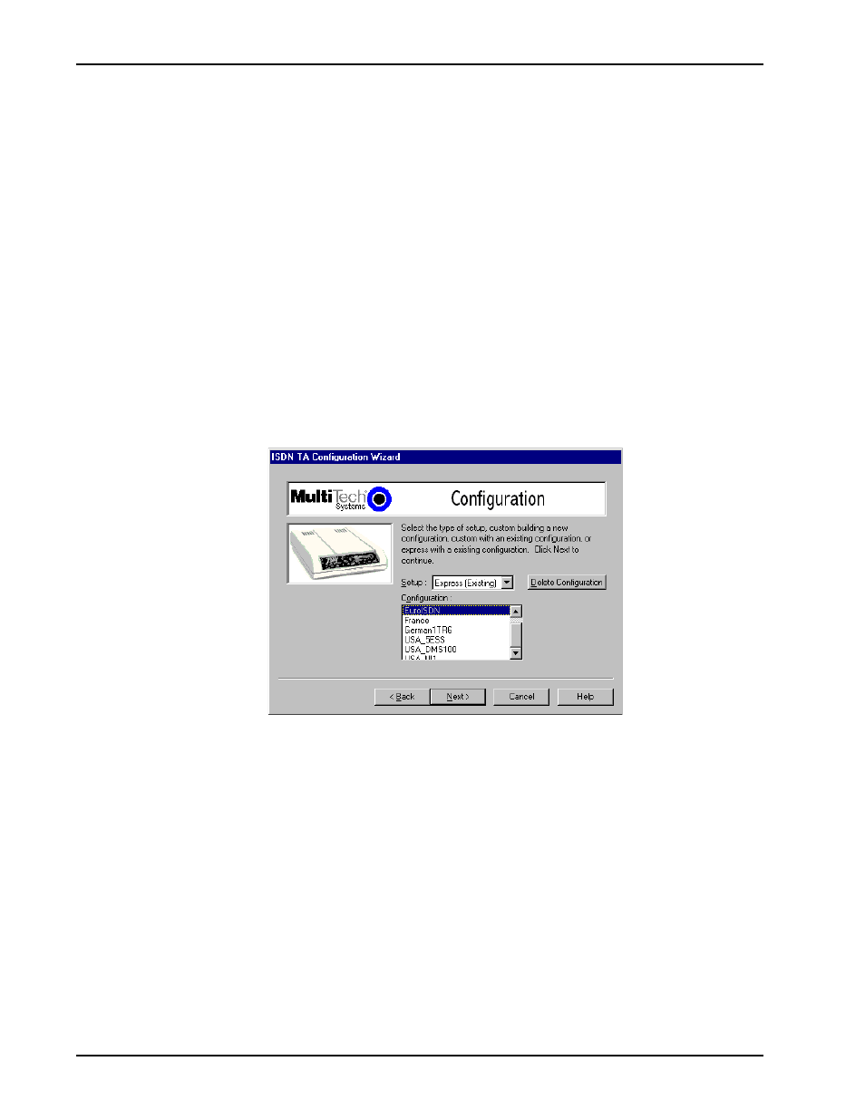 Isdn mta128st-usb configuration utility | Multi-Tech Systems MTA128ST-USB User Manual | Page 24 / 98
