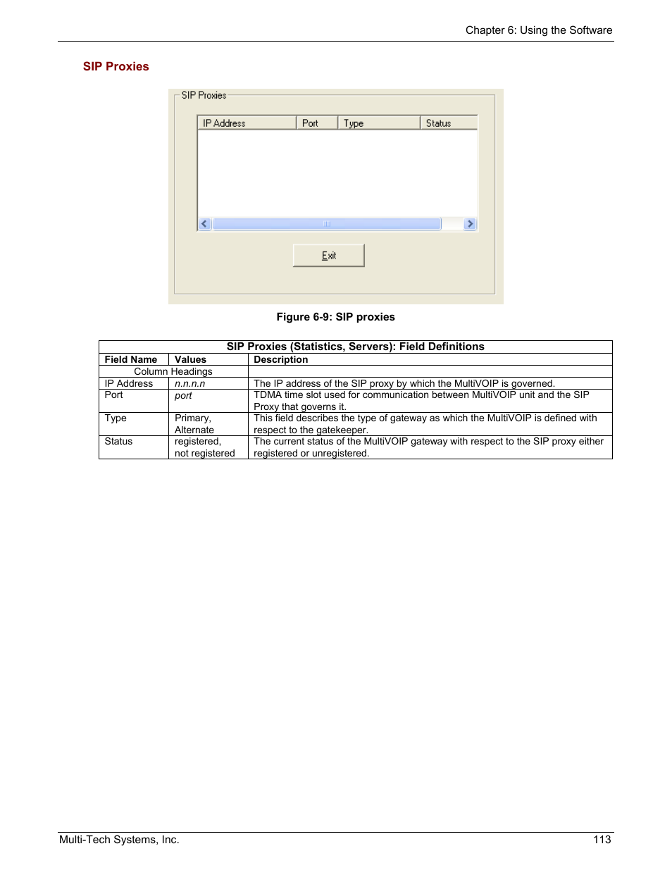 Multi-Tech Systems MULTIVOIP MVP210/410/810 User Manual | Page 113 / 144