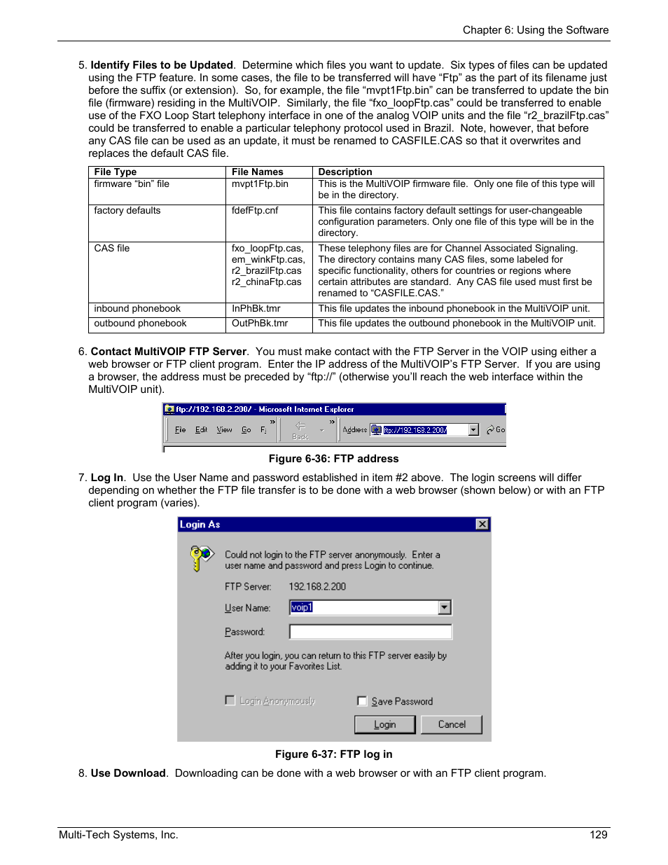 Multi-Tech Systems MULTIVOIP MVP210/410/810 User Manual | Page 129 / 144