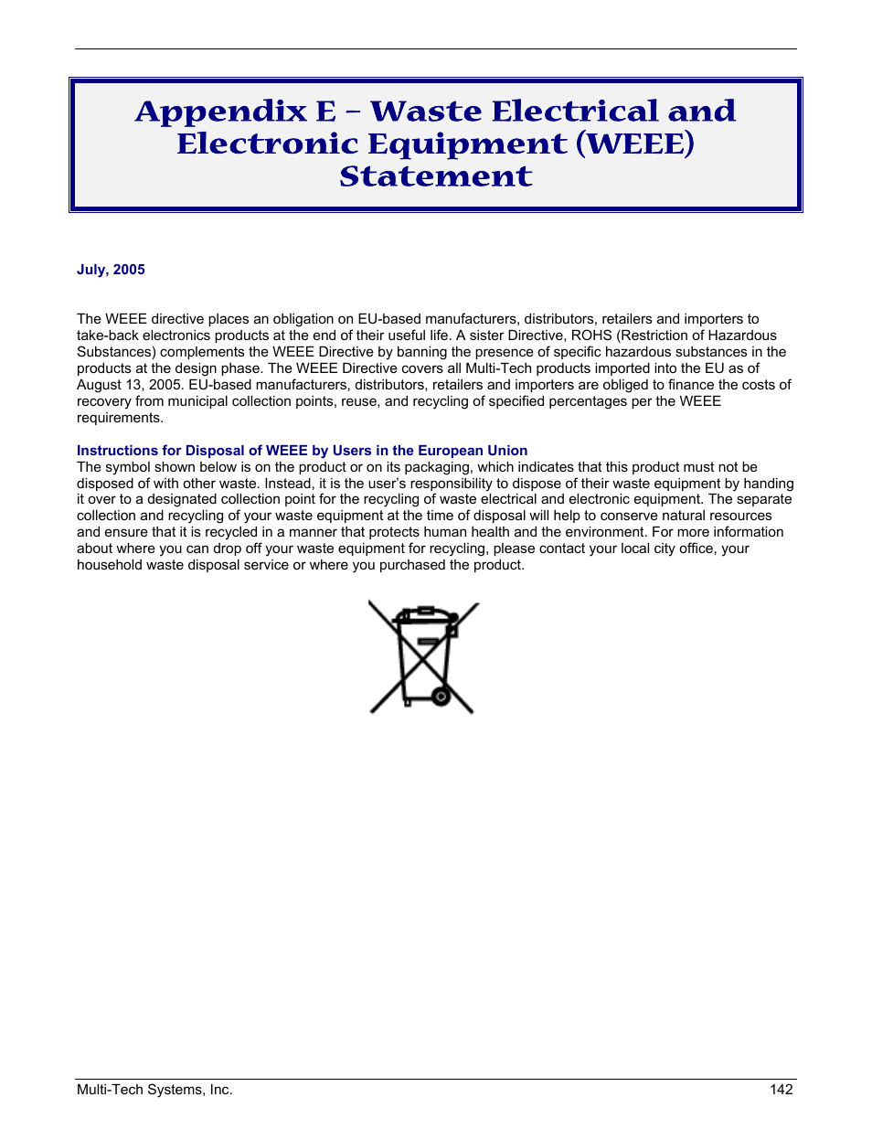 Multi-Tech Systems MULTIVOIP MVP210/410/810 User Manual | Page 142 / 144