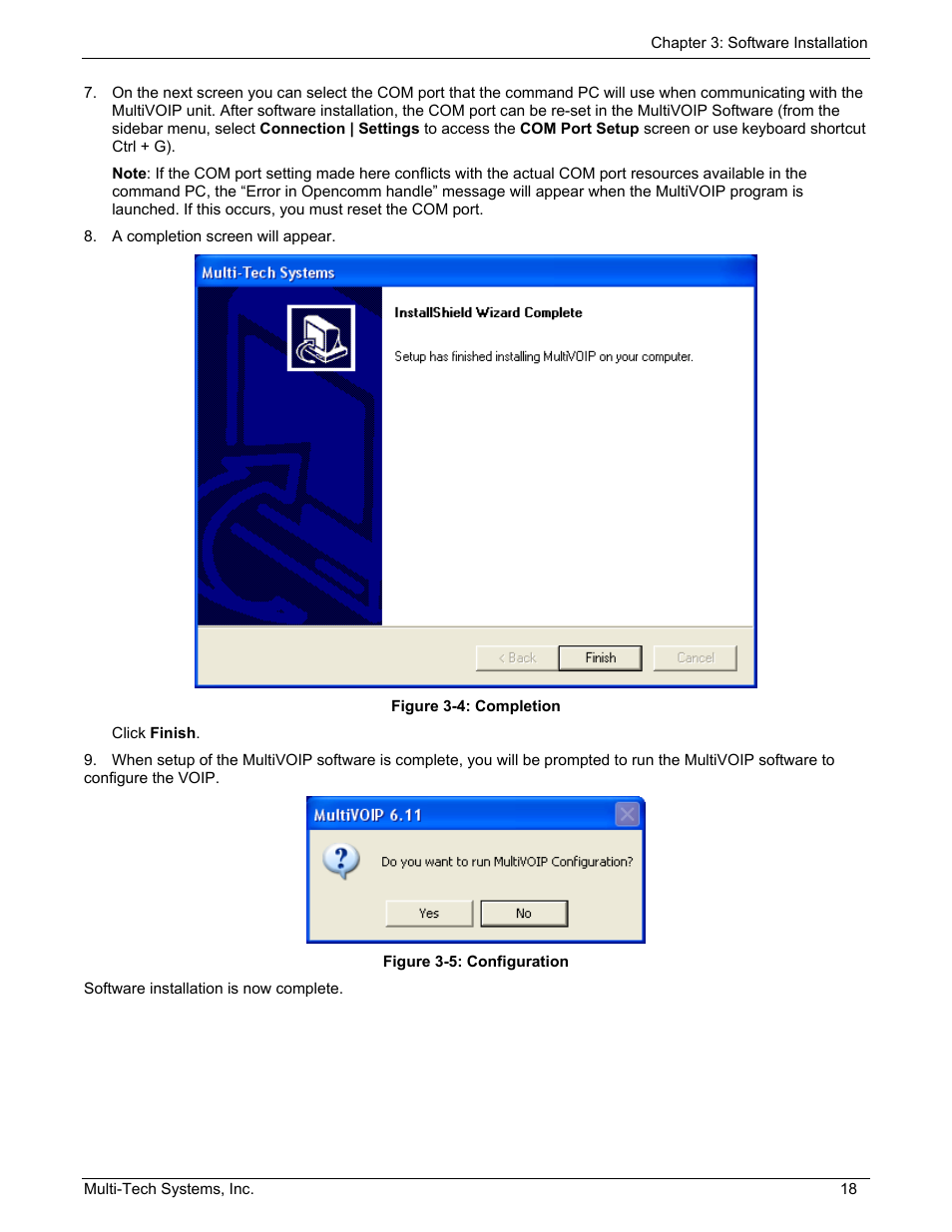 Multi-Tech Systems MULTIVOIP MVP210/410/810 User Manual | Page 18 / 144