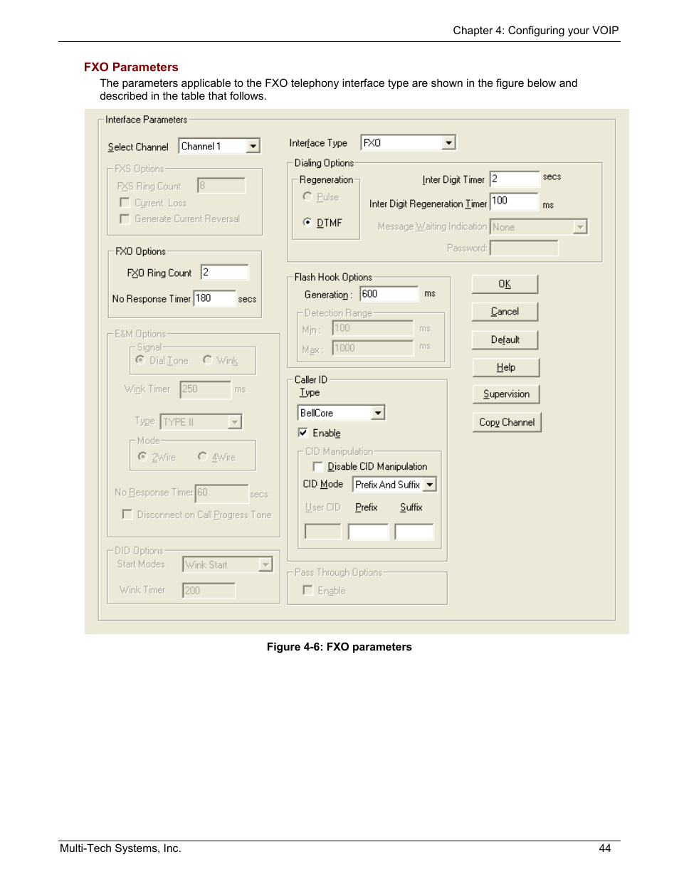 Multi-Tech Systems MULTIVOIP MVP210/410/810 User Manual | Page 44 / 144