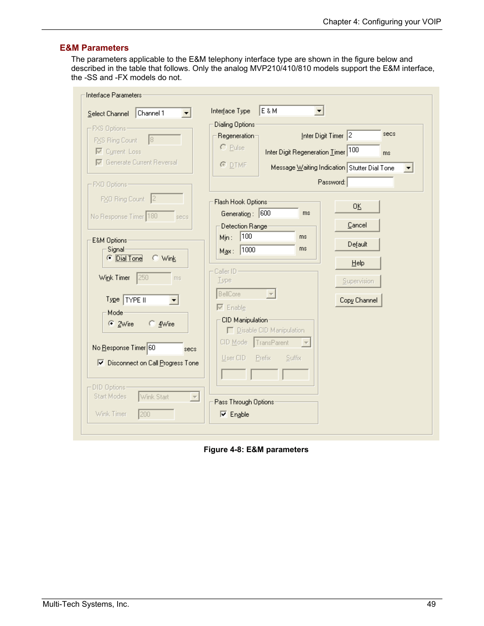 Multi-Tech Systems MULTIVOIP MVP210/410/810 User Manual | Page 49 / 144